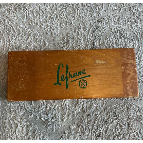 Vintage French Lefranc Artist Soft Pastels and Original Wood Box - Picture 2 of 11